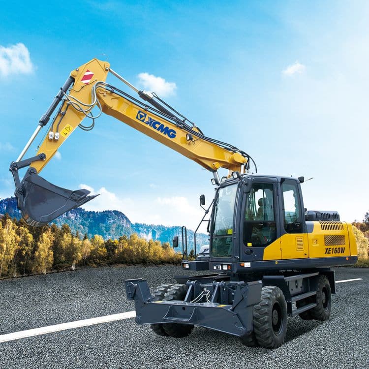 XCMG Official 16ton Hydraulic Excavator XE160W (Euro Stage Ⅳ) for sale